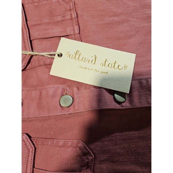 Altar'd State Skirt Button Front With‎ Pockets NWT medium Blossom Rose (A206) - Picture 2 of 8